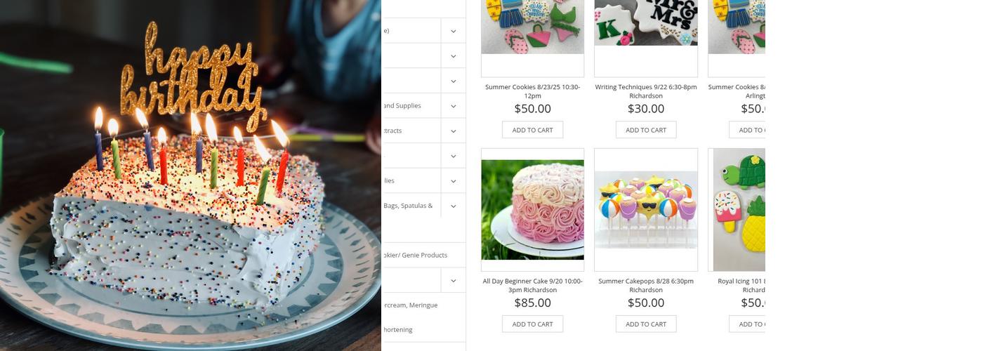 Cake Carousel Menu