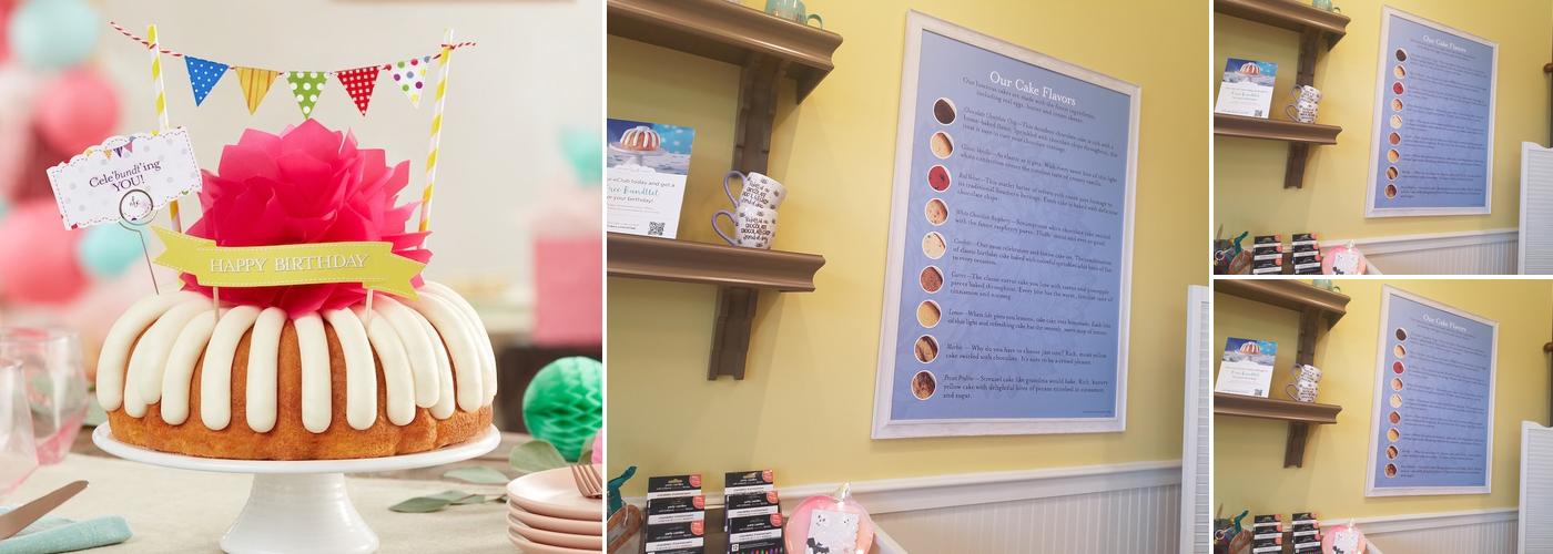 Nothing Bundt Cakes Menu