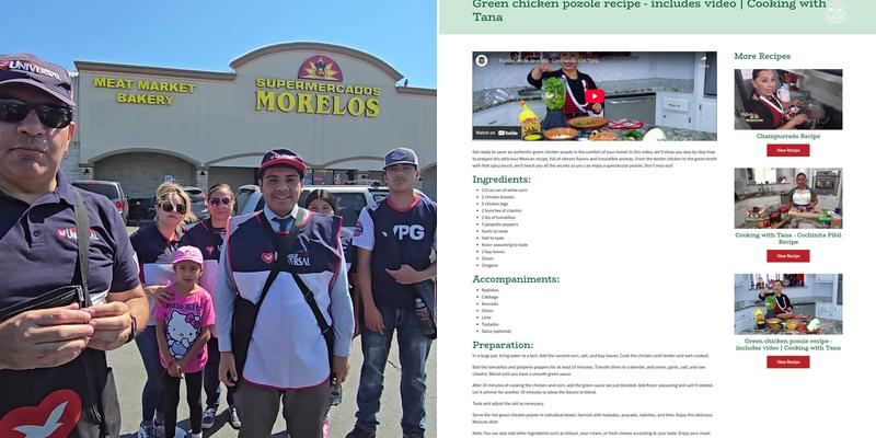 Supermercados Morelos Menu