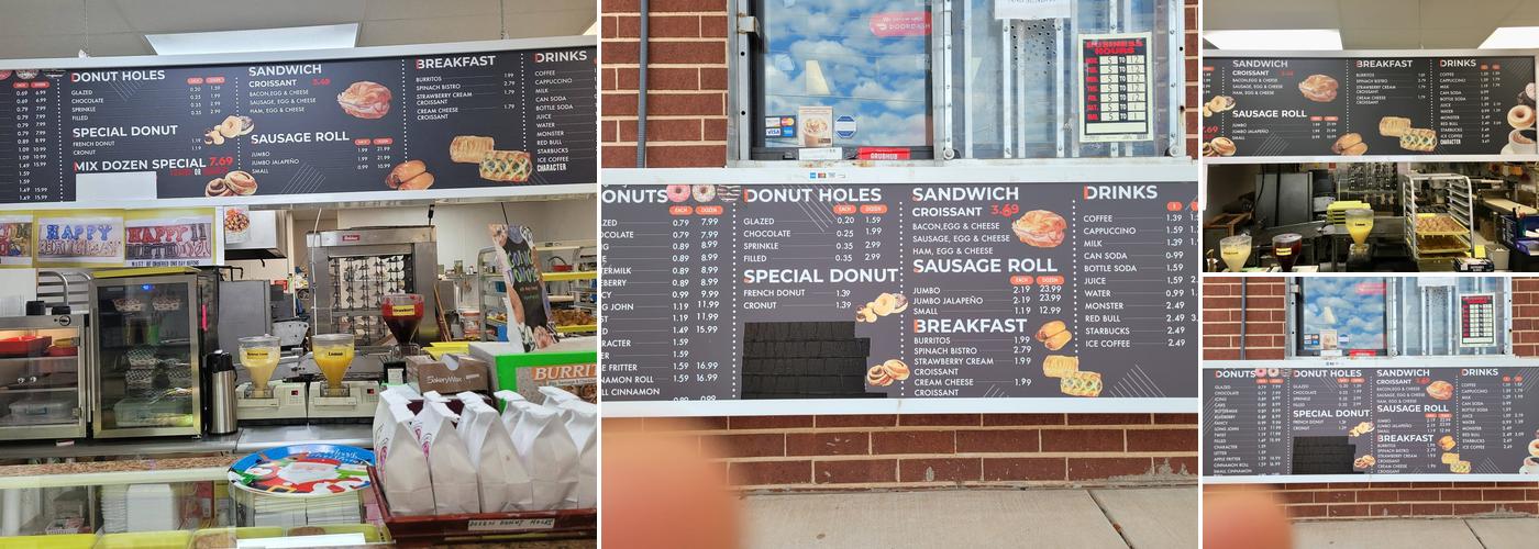 Best Donuts Menu