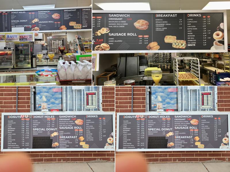 Best Donuts Menu