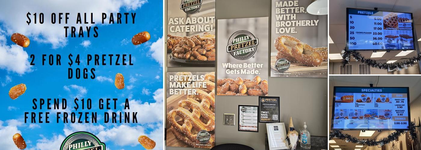 Philly Pretzel Factory Menu