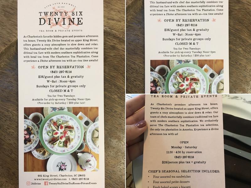 26 Divine Menu