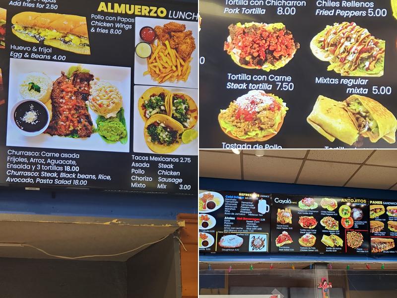 Cayalá Bakery Menu