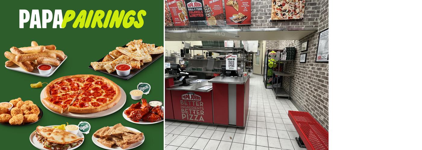 Papa Johns Pizza Menu