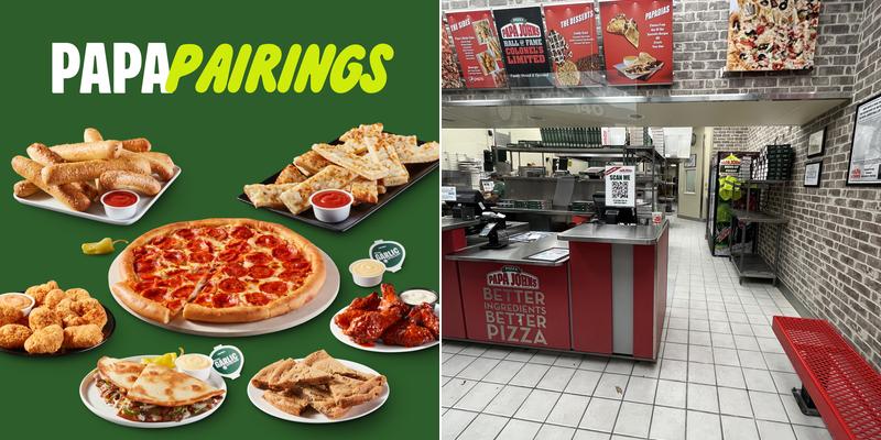 Papa Johns Pizza Menu