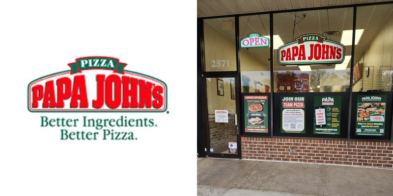 Papa Johns Pizza Menu