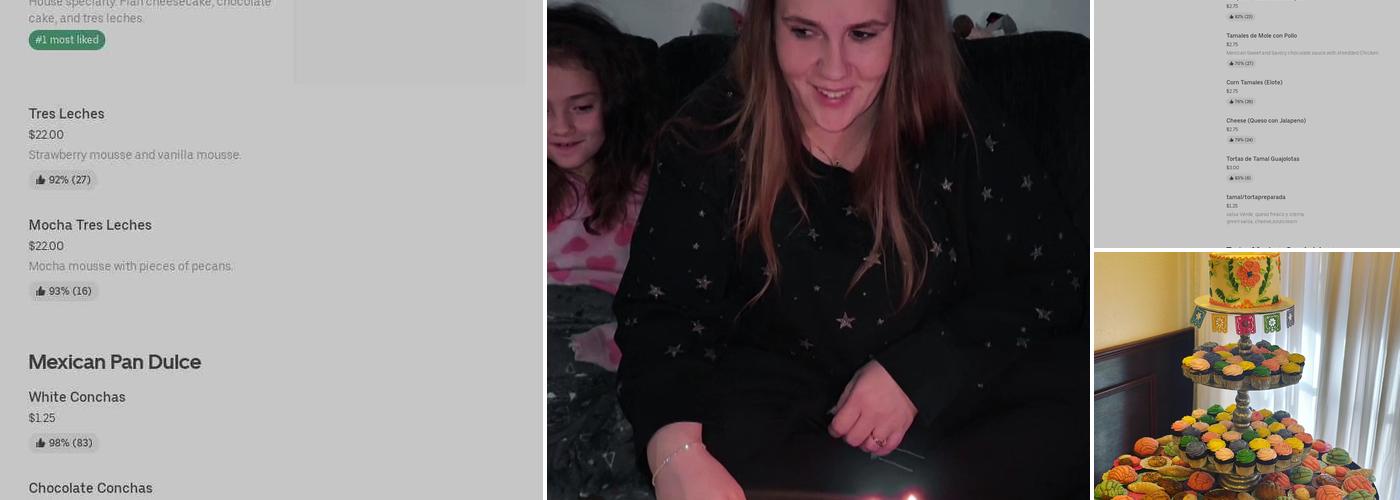 La Ideal Bakery Menu