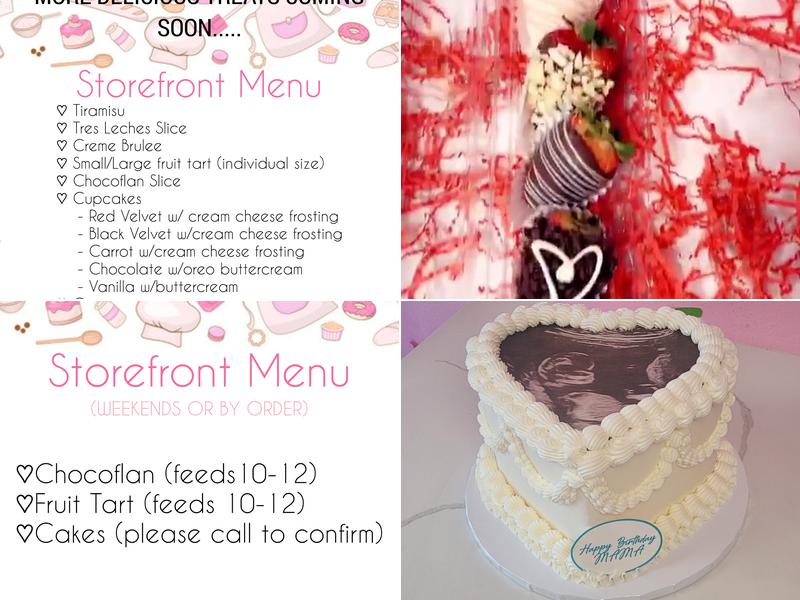 Sweet Cheeks Pastries Menu