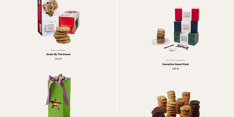 Pacific Cookie Company Menu