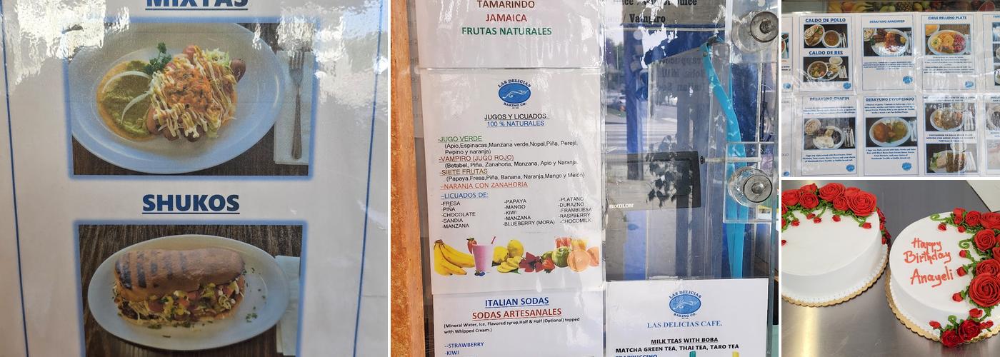 Las Delicias Bakery and Cafe #2 Menu