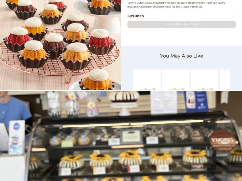 Nothing Bundt Cakes Menu