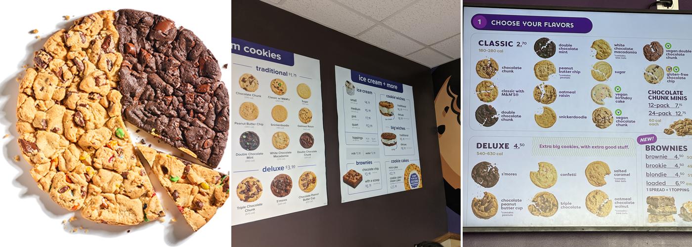Insomnia Cookies Menu