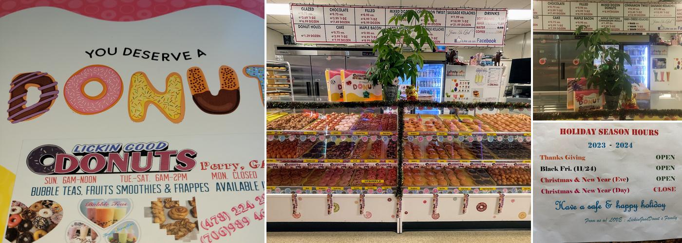 Lickin Good Donuts Menu