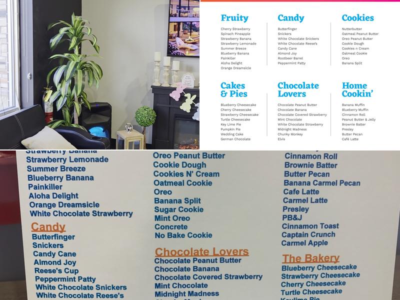 NutriHub Nutrition Menu