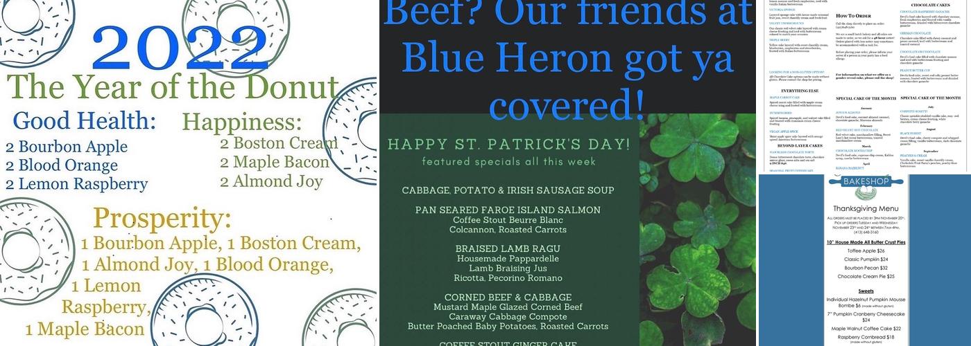 Sweet Lucy's Bakeshop Menu