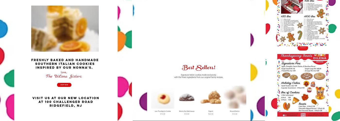 DiLena Dolcini Bakery Menu