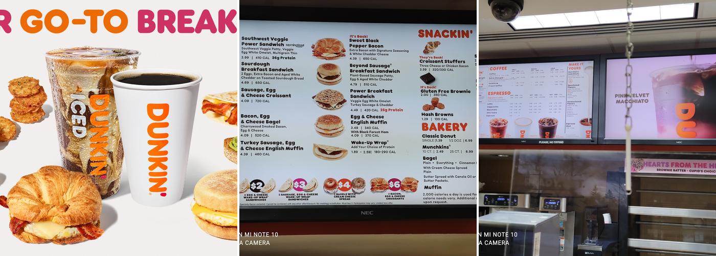 Dunkin' Menu