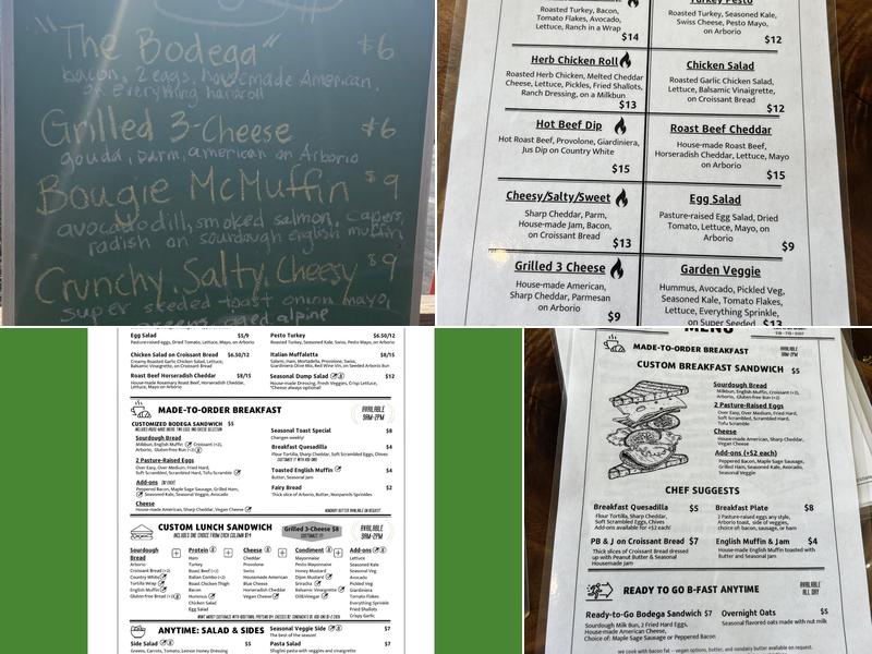 See & Be Kitchen Menu