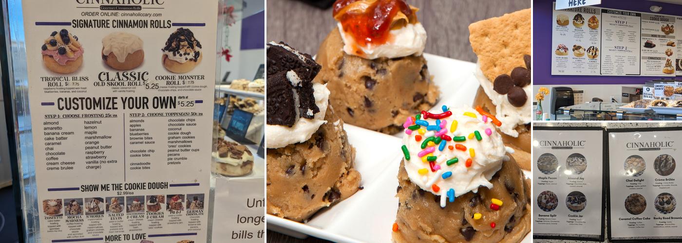 Cinnaholic Menu
