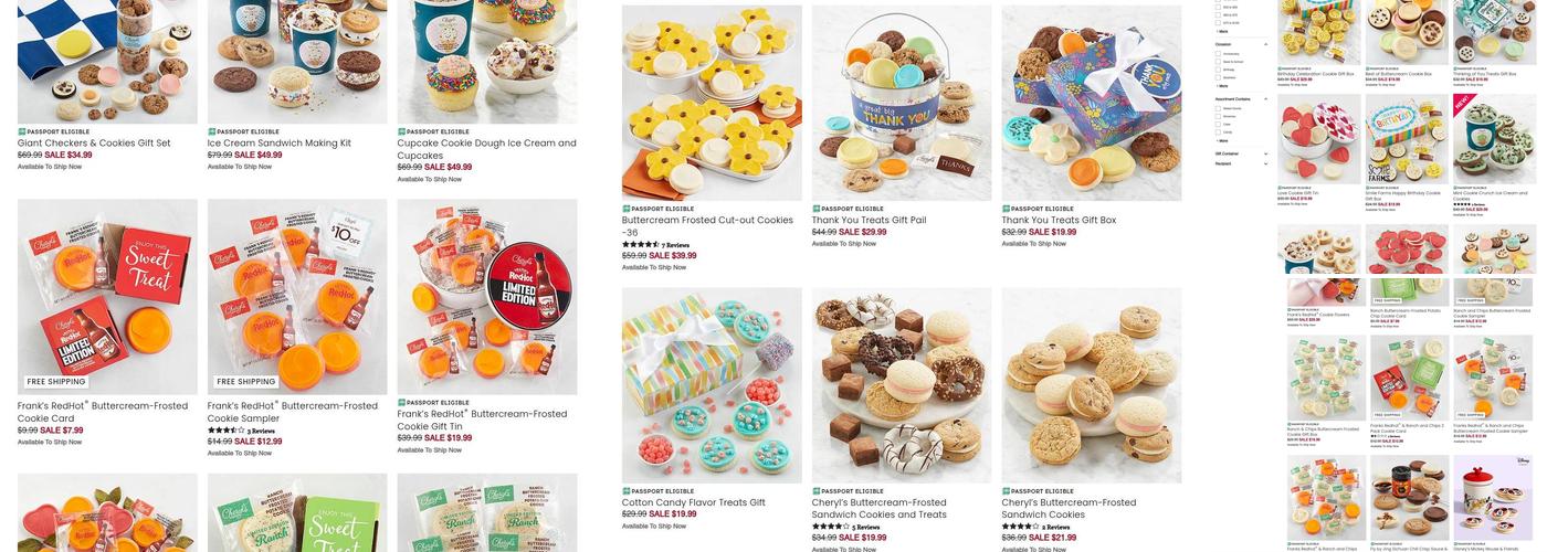 Cheryl's Cookies Menu