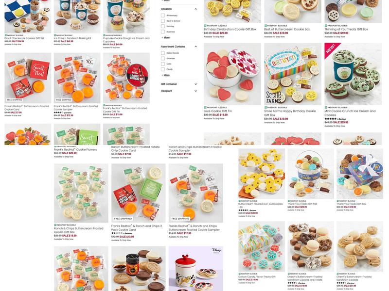 Cheryl's Cookies Menu