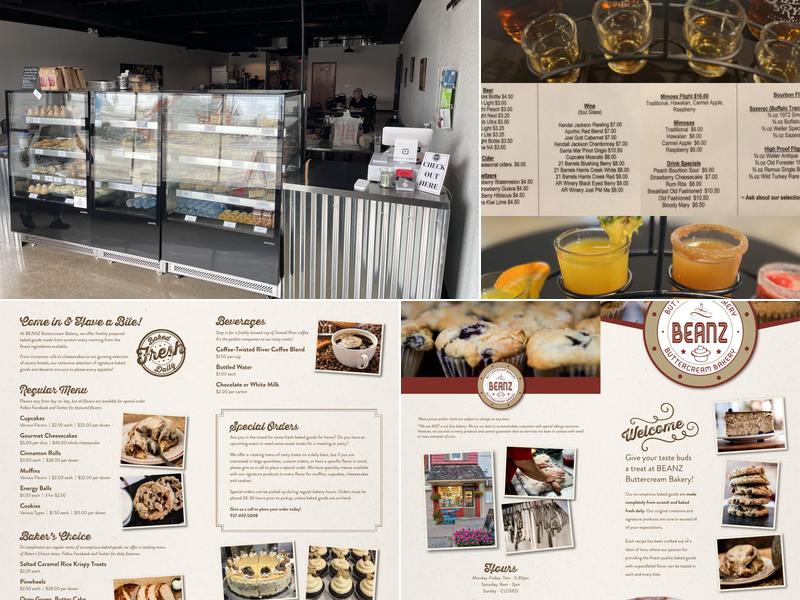 Beanz Buttercream Bakery and Eatery Menu