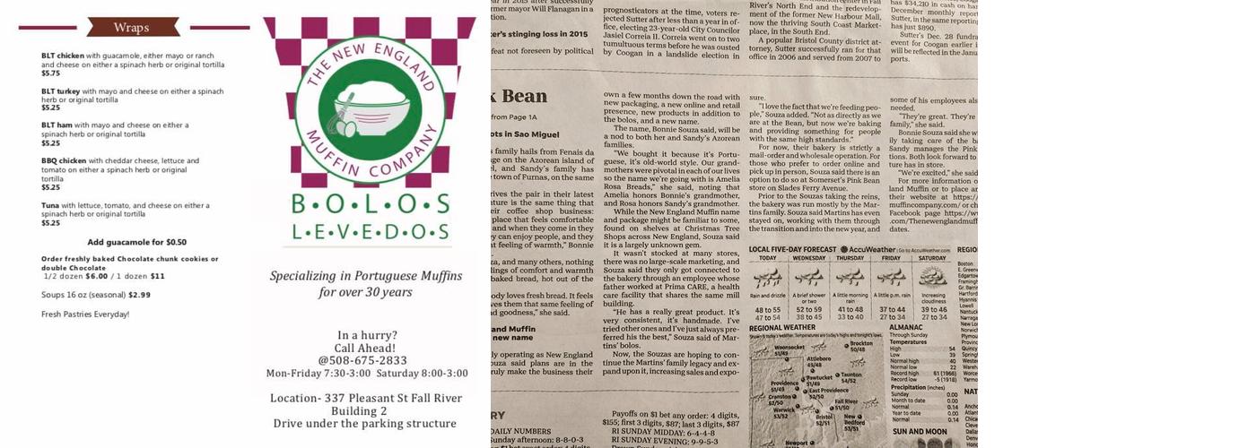 New England Muffin Co Menu