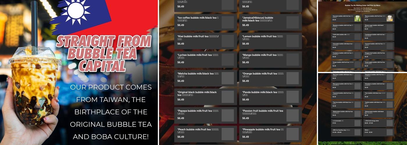 Bubble Fish Bubble Tea 2 Menu