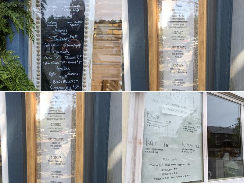 Little Red Hen Bakery Menu