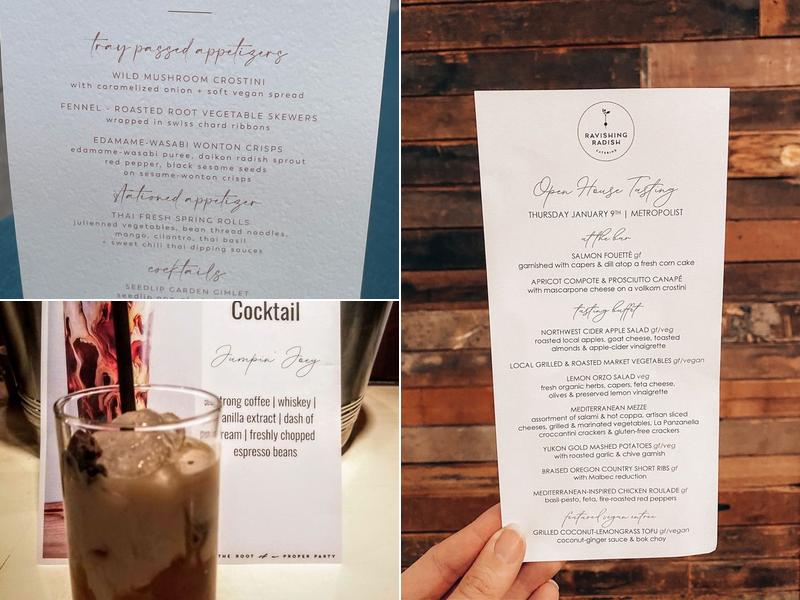 Ravishing Radish Catering Menu