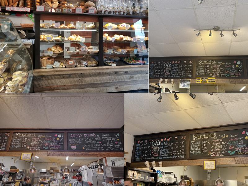 Boulangerie les Co'pains d'abord Menu