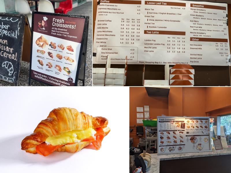 Footo Croissant Menu