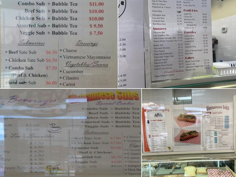 Hunterhorn Bakery Menu