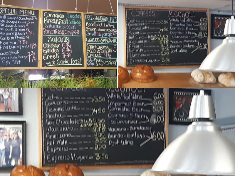 Handy Bakery Menu
