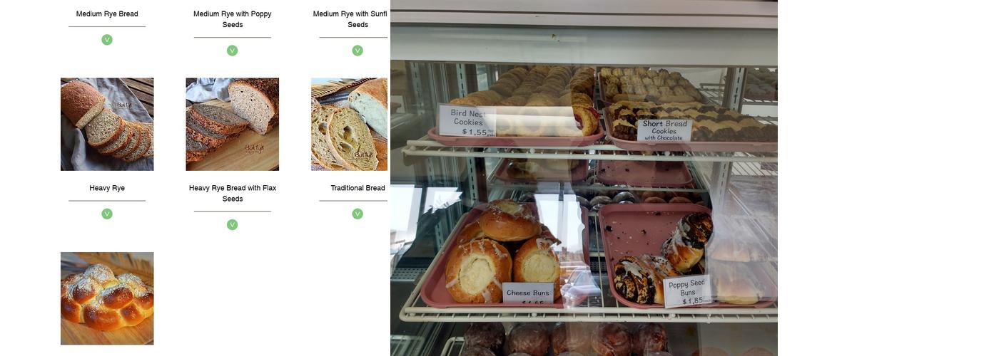 Baltyk Bakery Menu