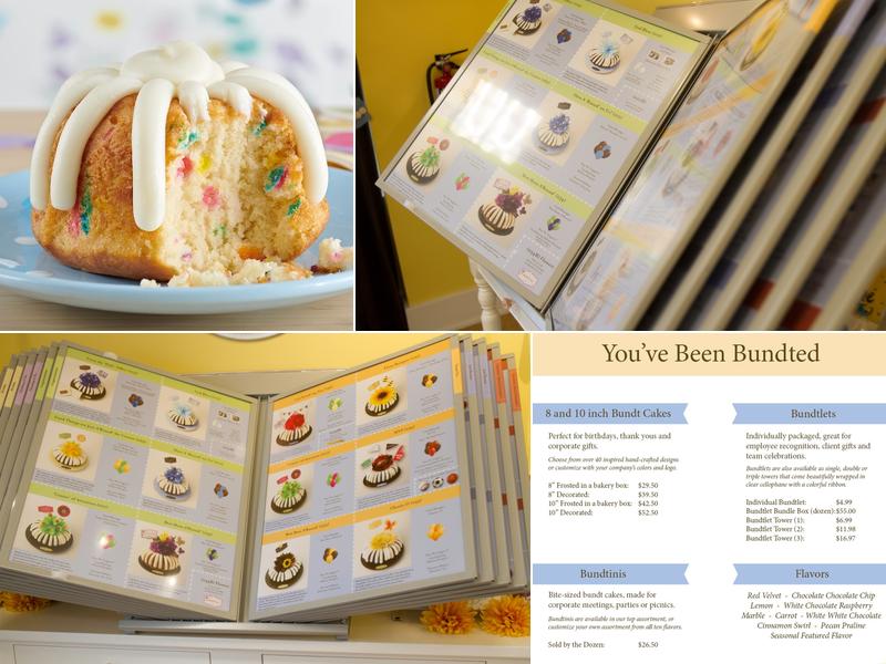 Nothing Bundt Cakes Menu