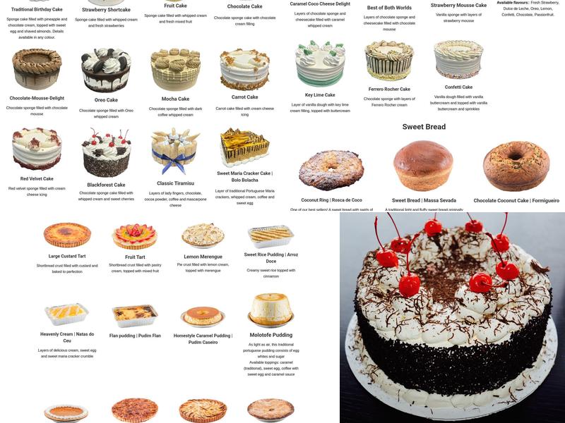 Caldense Bakery Menu