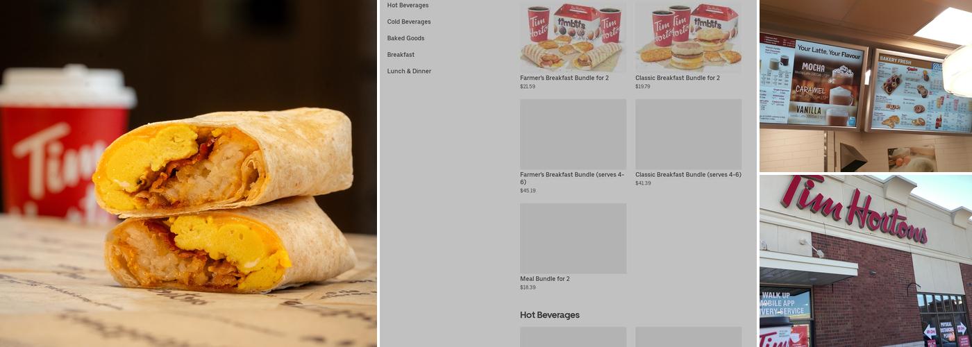 Tim Hortons Menu