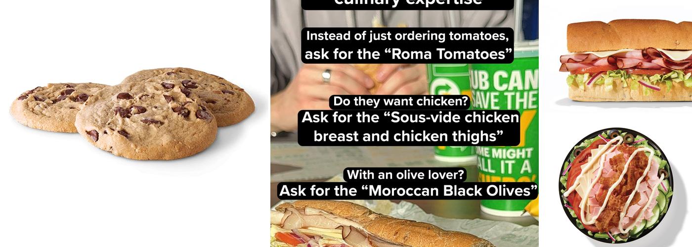 Subway Menu