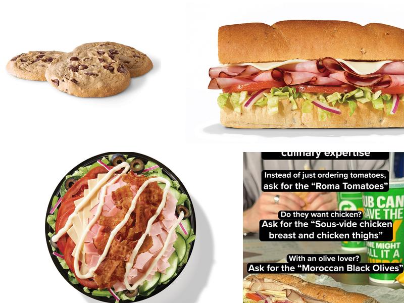 Subway Menu