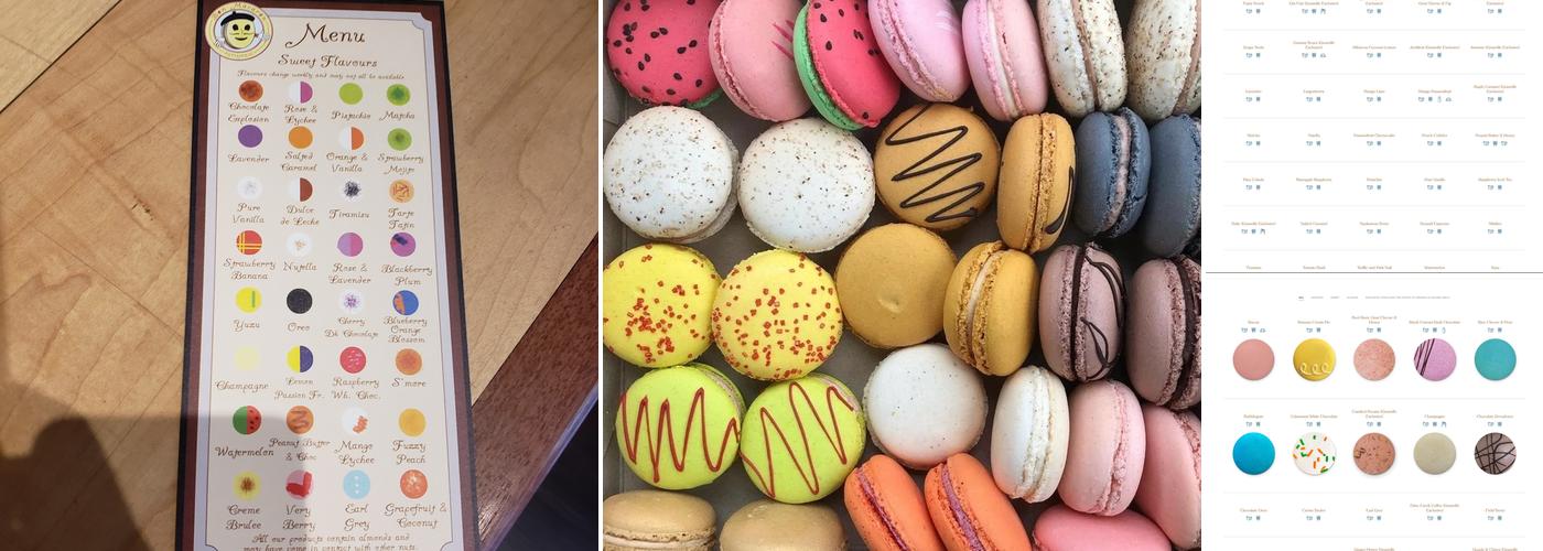 Bon Macaron Patisserie Menu