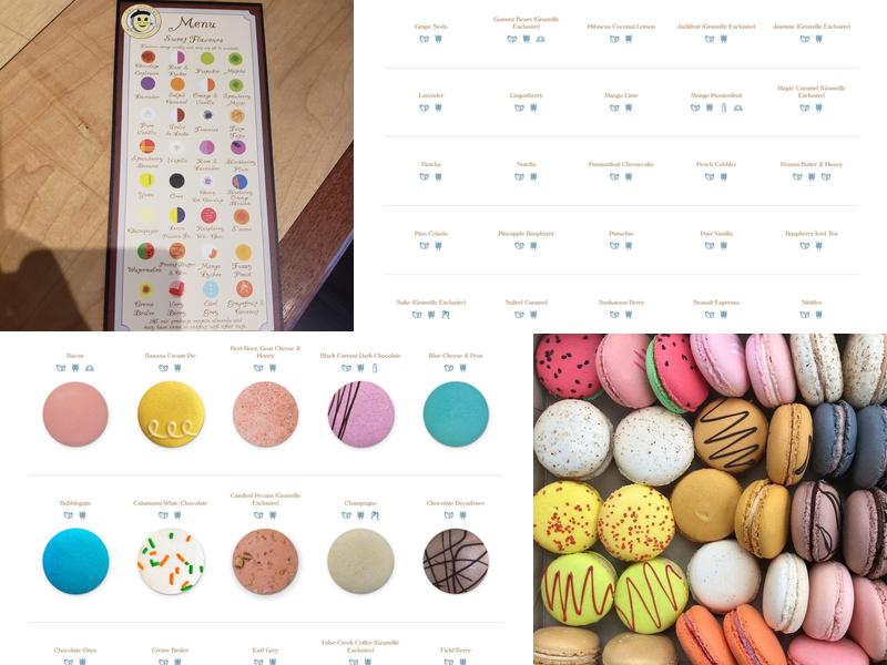 Bon Macaron Patisserie Menu