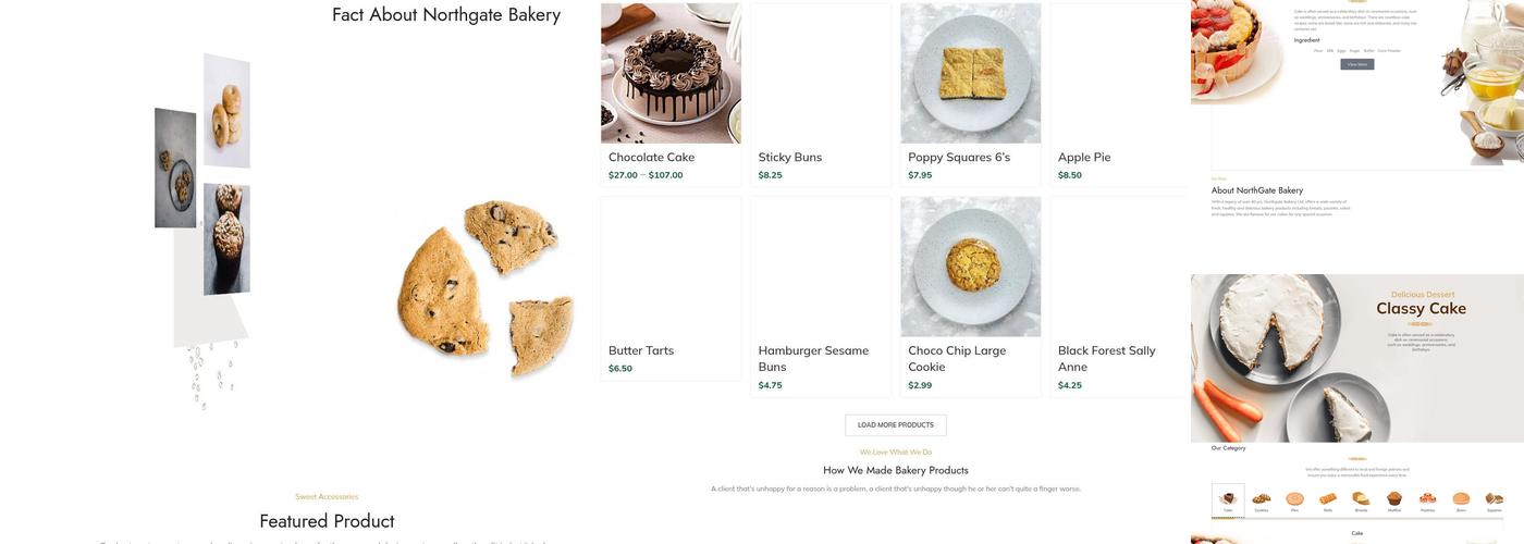 Northgate Bakery Menu