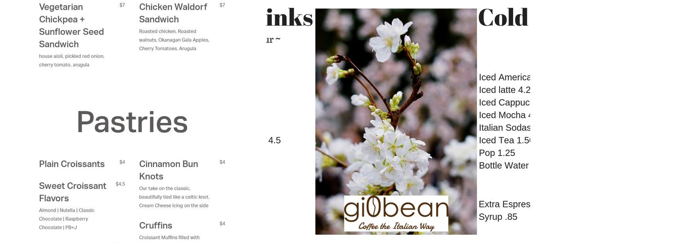 Whisk Bakery + Cafe Menu