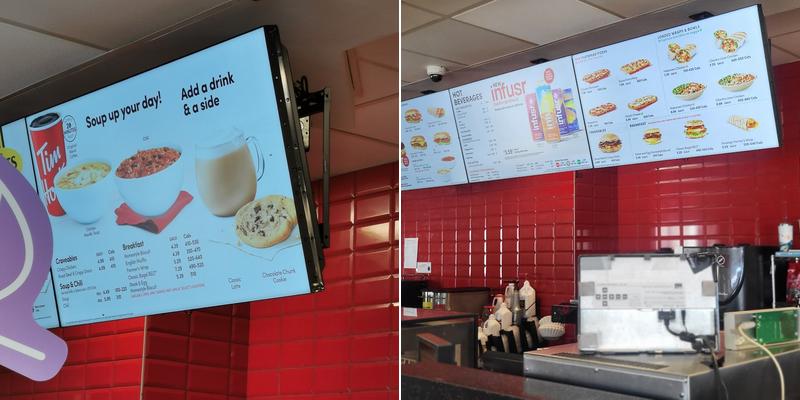 Tim Hortons Menu