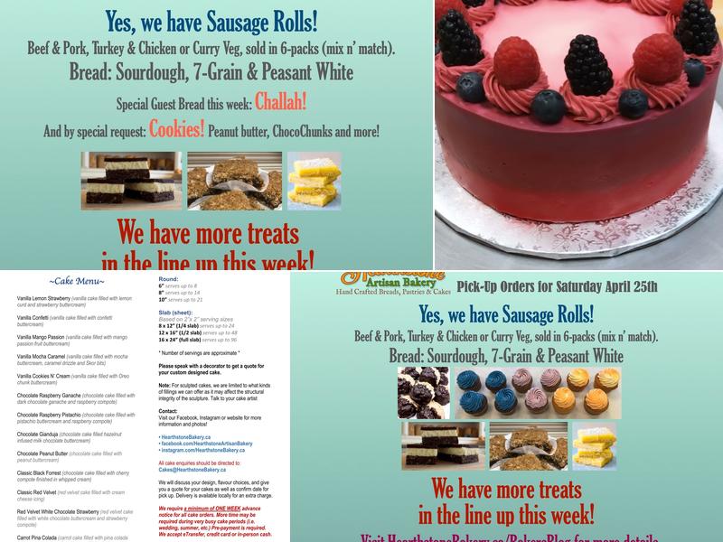 Hearthstone Artisan Bakery Menu