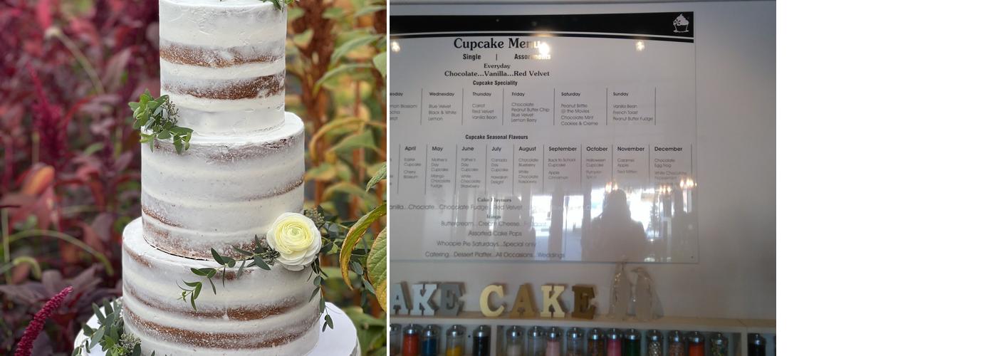 Enticing Cakes Inc. Menu