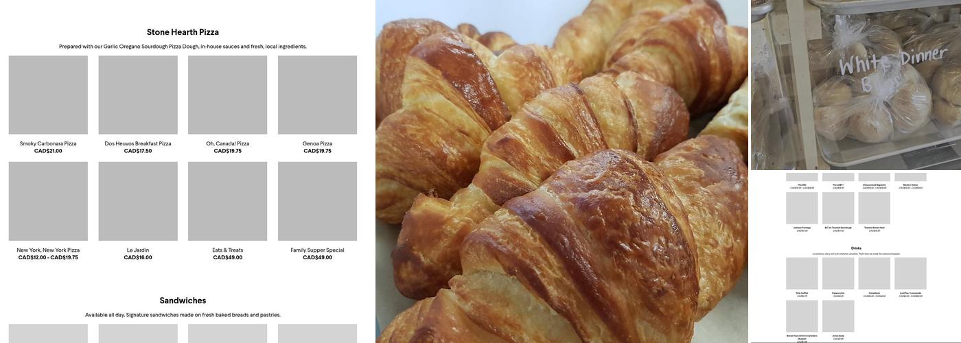 Chez Angela Bakery and Café Menu