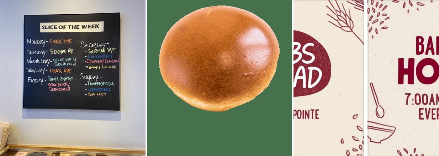 COBS Bread Menu
